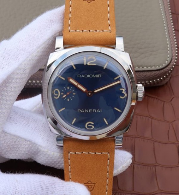 Panerai ZF PAM690 Blue Dial Leather Strap P.3000 Super Clone