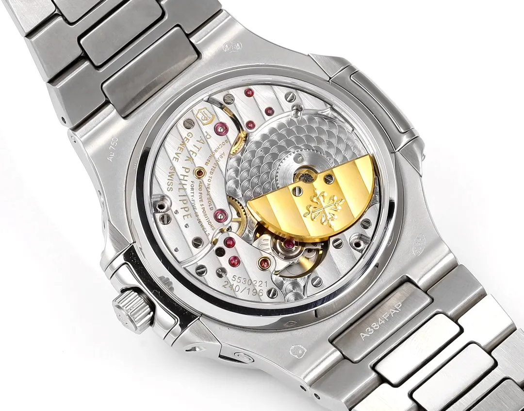 Patek Philippe Silver Nautilus Watch - gallery