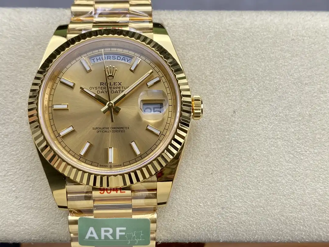 Superclone Rolex Day-Date II 40mm Champagne Dial 228238 - gallery