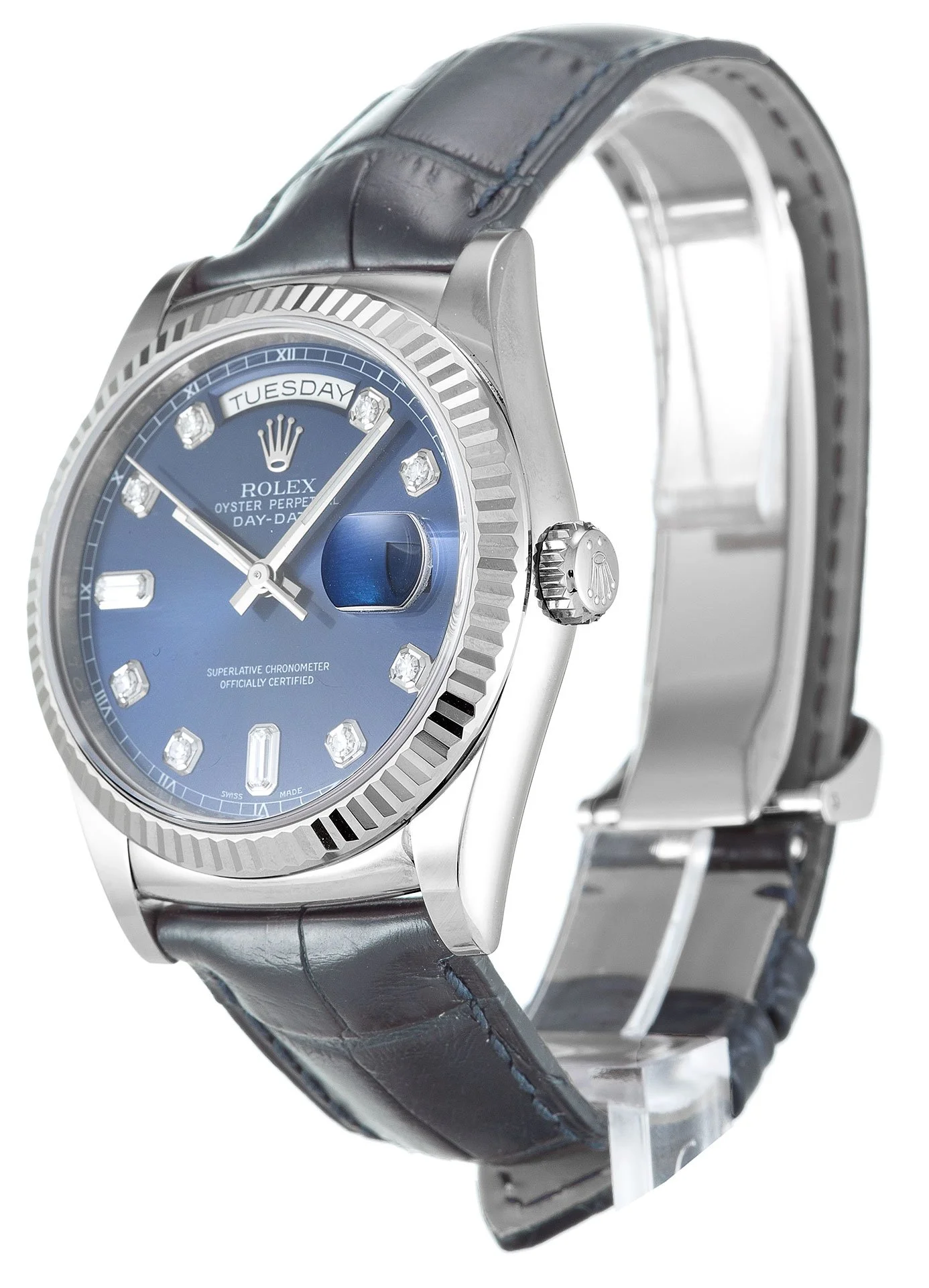 Rolex Day-Date 36mm Blue Dial 118139 - gallery