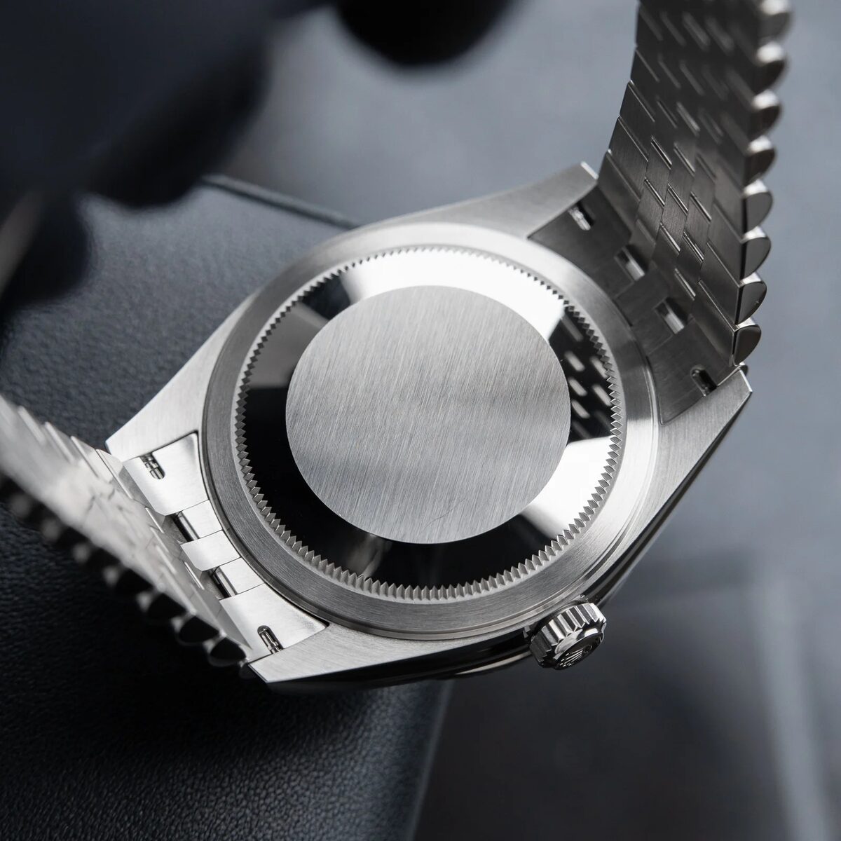 Superclone Rolex Sky-Dweller 42 mm Bright black Dial 336934 Jubilee - gallery