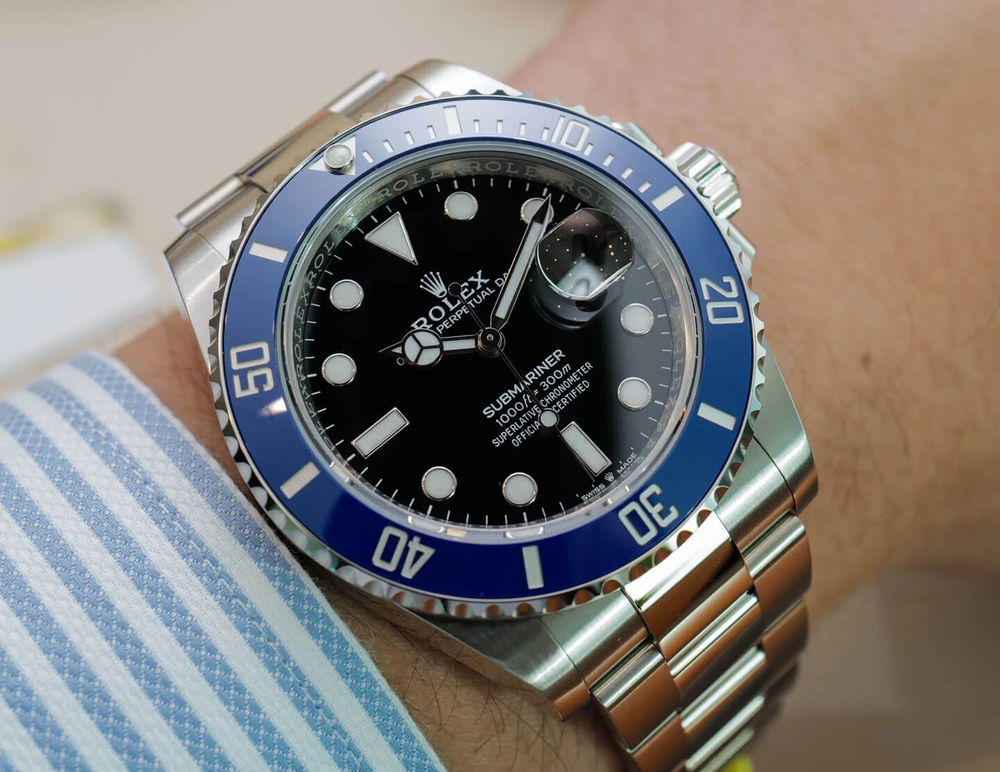 Superclone Rolex Submariner  Cookie Monster  41mm Black Dial 126619LB - gallery