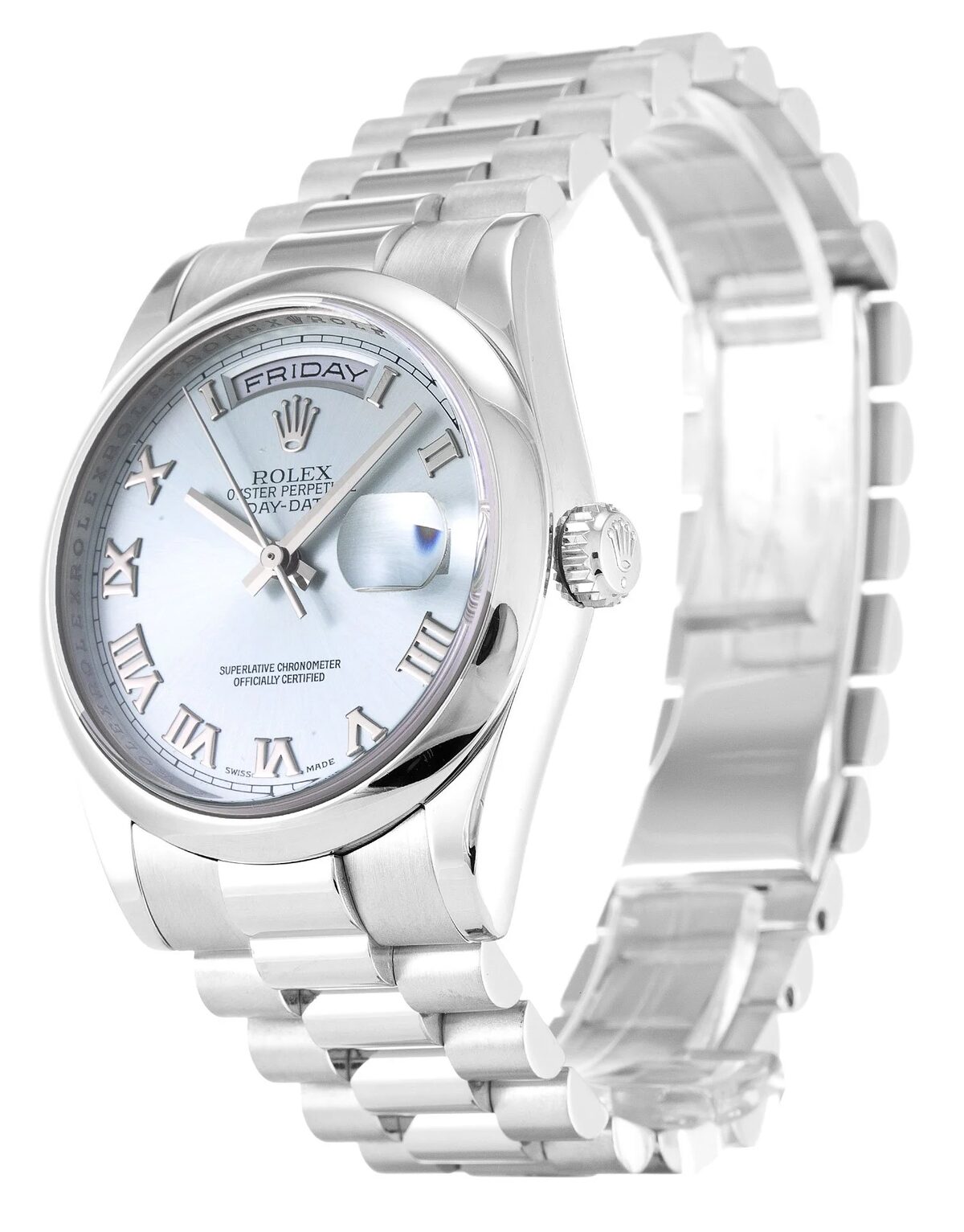 Rolex Day-Date 36mm Blue Dial 118206 - gallery