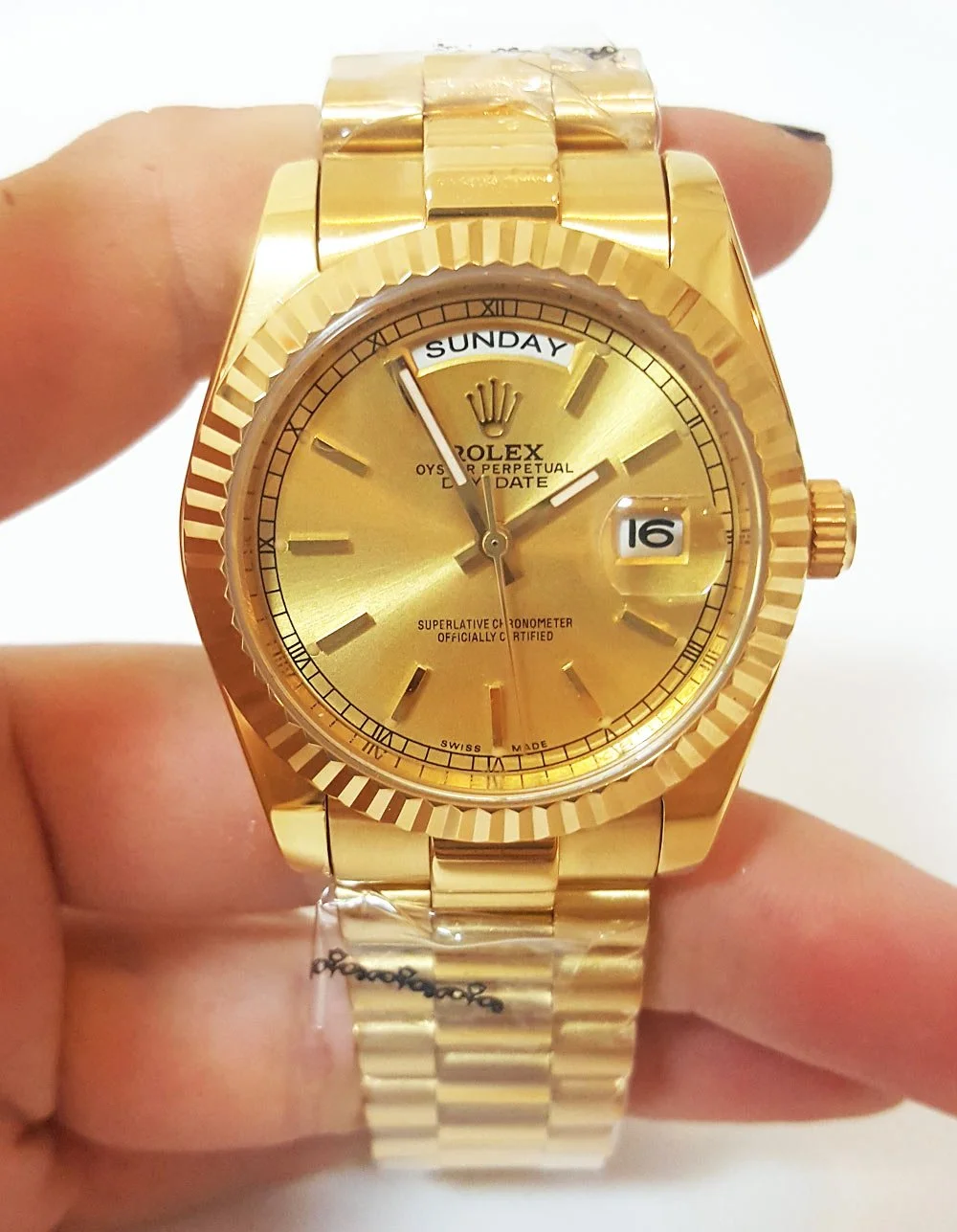 Rolex Day-Date 36mm Champagne Dial 1803 - gallery