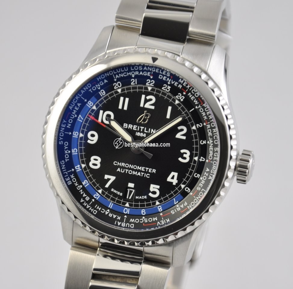 Breitling Aviator 8 Mens watch Unisex Automatic Steel AB3521U41B1A1