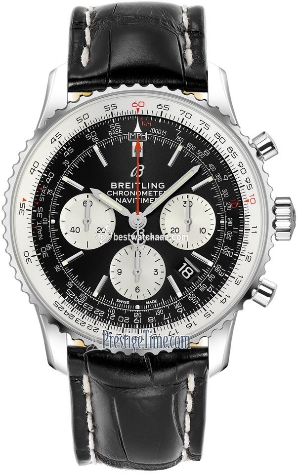 Breitling Navitimer 1 B01 Chronograph 43 Mens watch Unisex Automatic Steel ab0121211b1p2