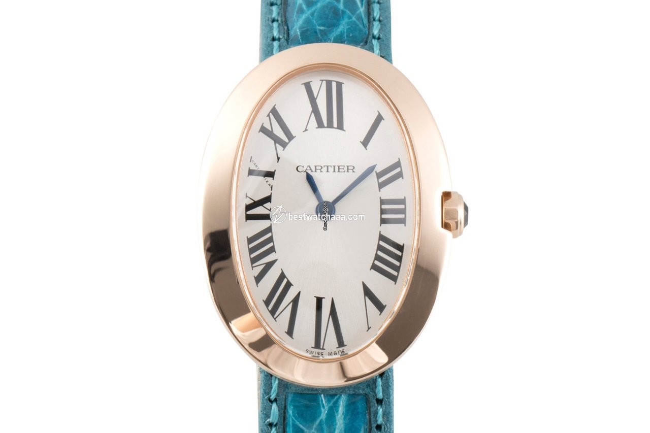 Cartier Baignoire Womens watch Quartz Red gold 3064