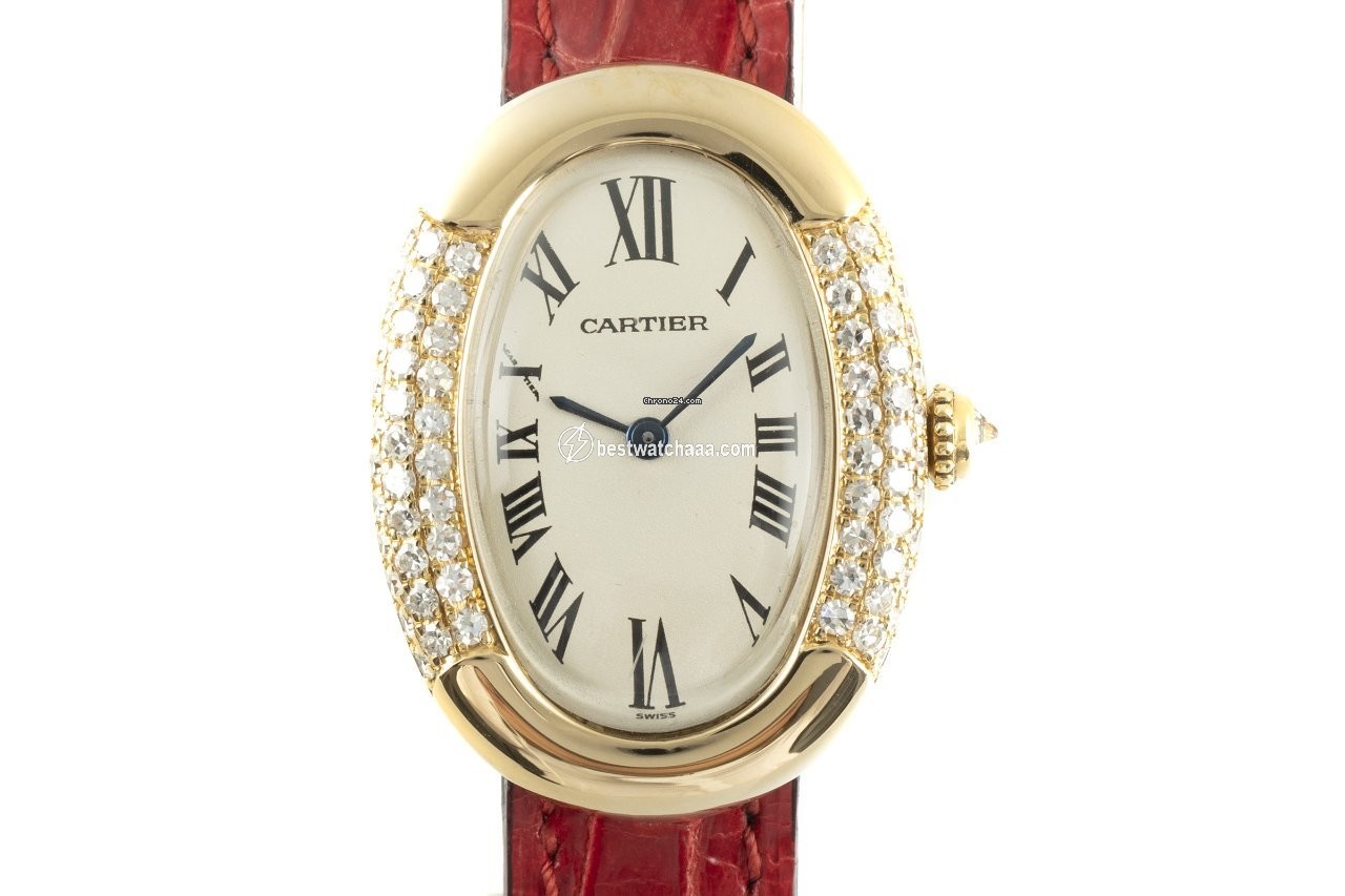 Cartier Baignoire Womens watch Quartz Yellow gold 8057912