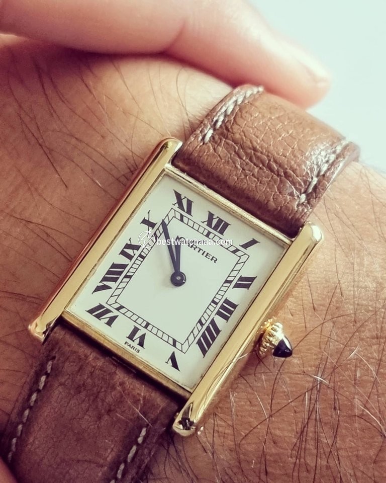 Cartier Tank Louis Cartier Mens watch Unisex Manual winding Yellow gold 96019