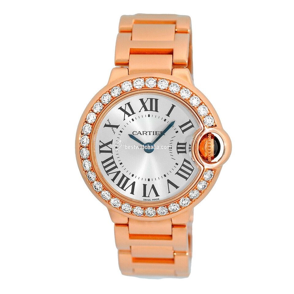 Cartier Ballon Bleu 28mm Womens watch Quartz Rose gold WE9002Z3