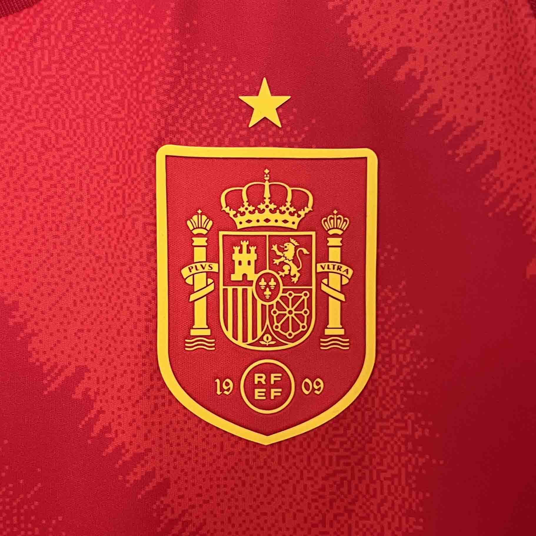 2024 Spain MORATA #7 Euro Cup Home Football Jersey - view 8