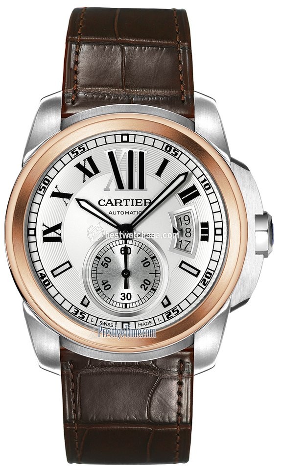Cartier Calibre de Cartier Mens watch Unisex Automatic Gold Steel W7100039