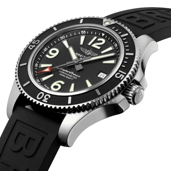 Breitling Superocean Men Automatic Black Rubber Watch A17366021B1S1 - gallery