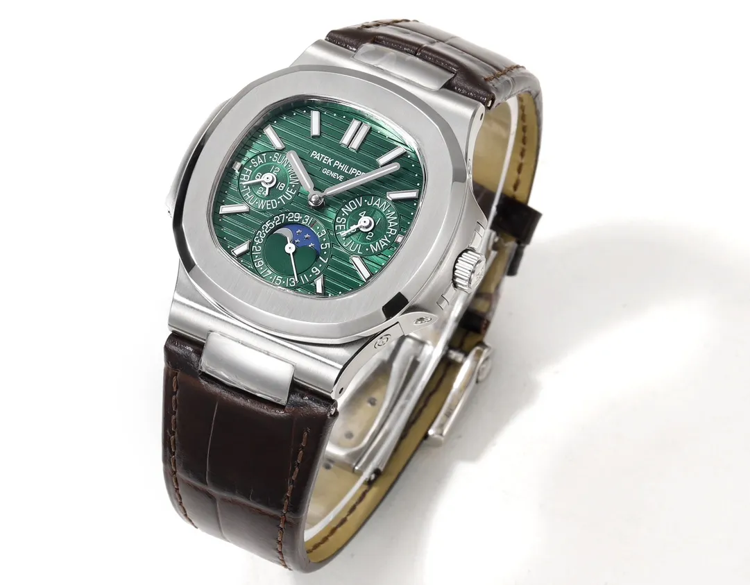 Patek Philippe Green Nautilus Watch - gallery
