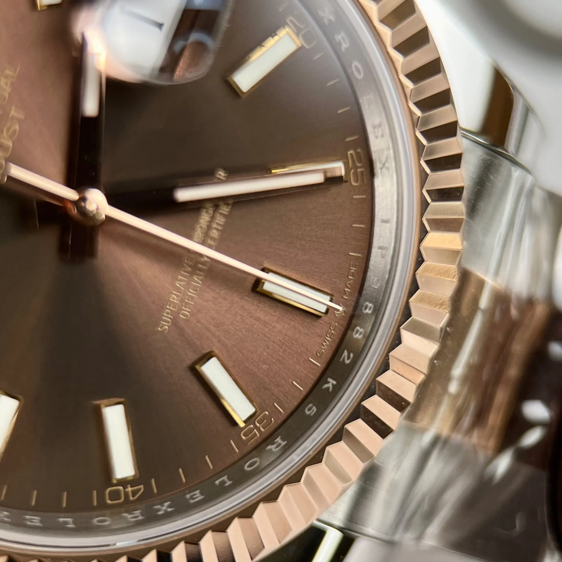 Superclone Rolex Datejust 41 mm Chocolate Dial 126331 Oyster - gallery