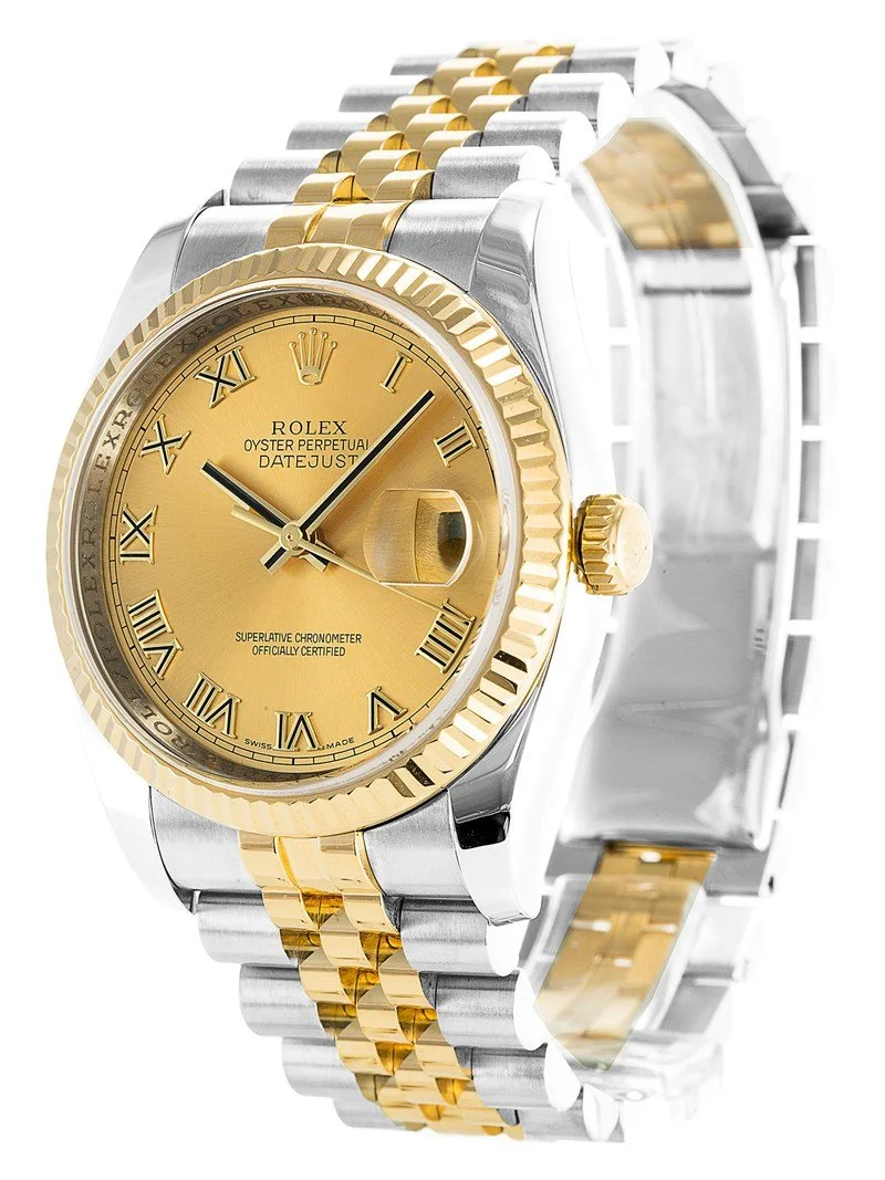 Rolex Datejust 36mm Gold Dial 116233 - gallery
