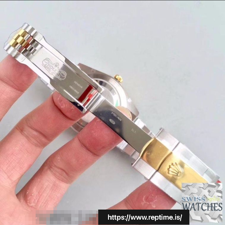 ROLEX DATEJUST SILVER DIAL SAPPHIRE CRYSTAL 41MM SWISS REPLICA m126333.0004 - gallery