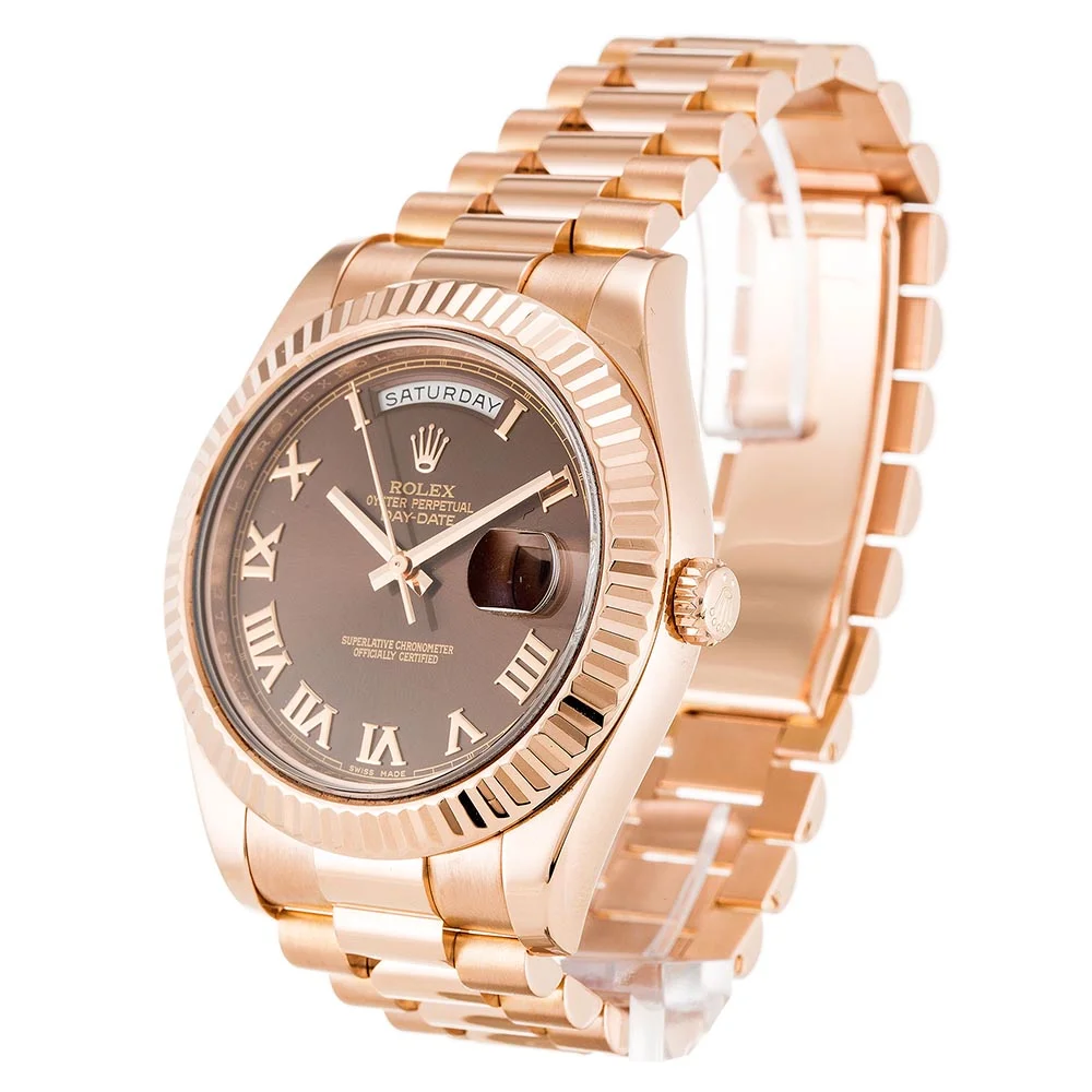 Rolex Day-Date II 40mm Chocolate Dial 218235 - gallery