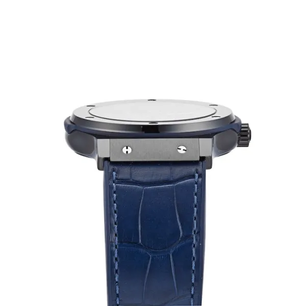 Hublot Classic Fusion Men Automatic Blue Rubber and Alligator Watch 511.CM.7170.LR - gallery