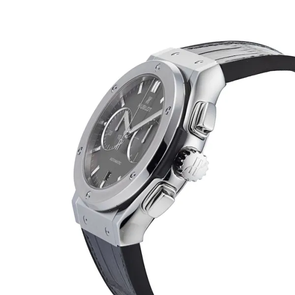 Hublot Classic Fusion Men Automatic Grey Alligator Watch 521.NX.7071.LR - gallery