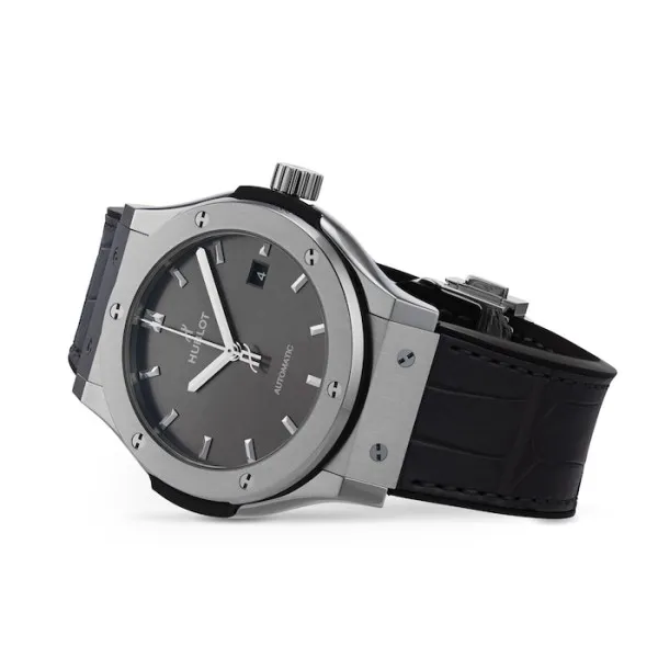 Hublot Classic Fusion Men Automatic Grey Alligator Watch 542.NX.7071.LR - gallery