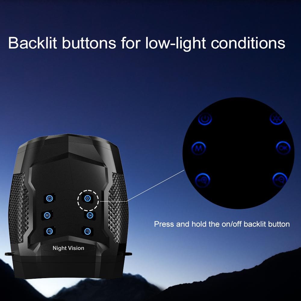 Discover the Revolutionary Features of Night Vision Goggles Digital Night Vision Binoculars 4K HD Video & 40MP Image USB-C Charge Telescope for Hunting Camping Travel