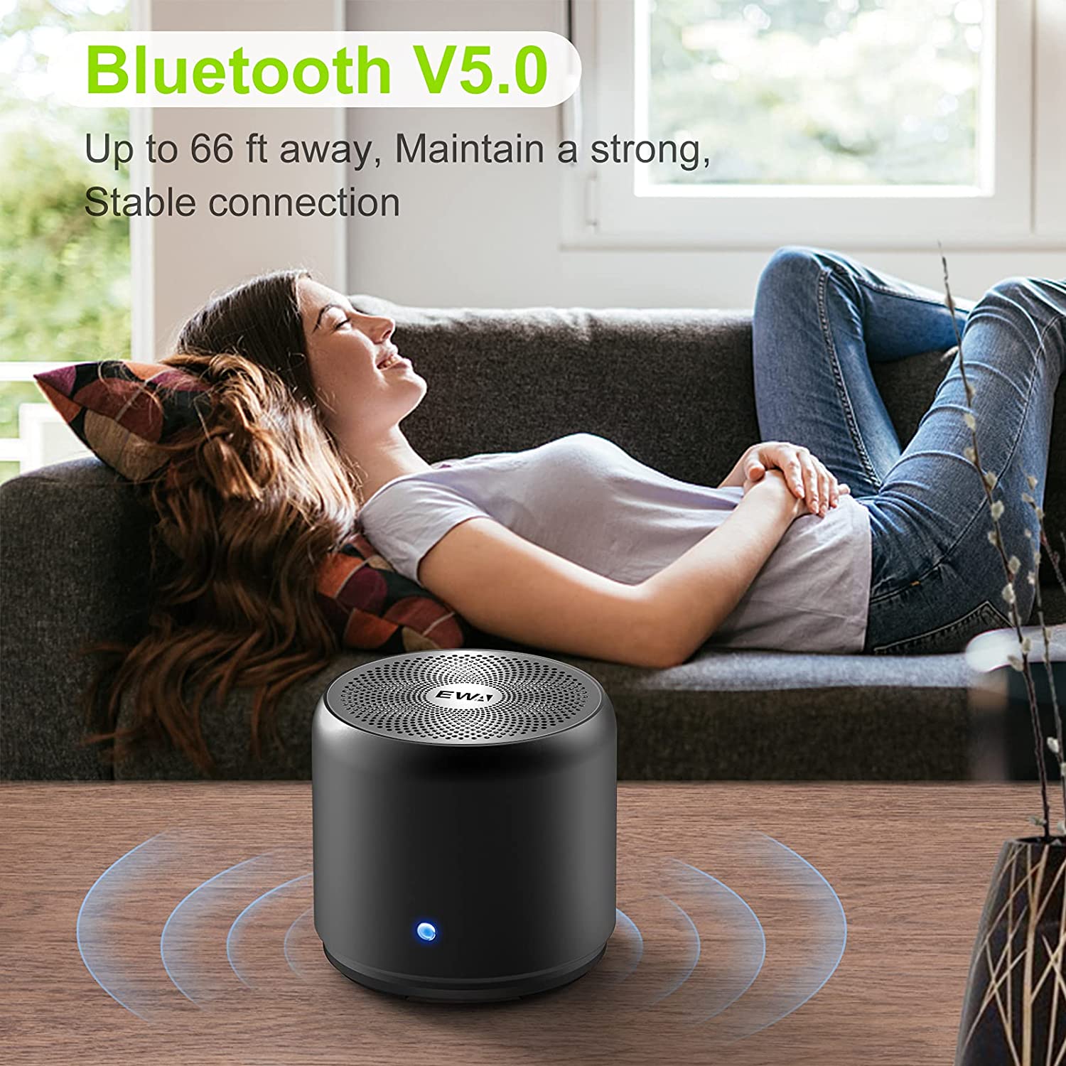 Discover the Revolutionary Features of EWA Portable Bluetooth Speaker 8W StormBox Blast Outdoor Wireless Speaker Dual Stereo Party Camping Speaker 1200 mAh 4H Playtime