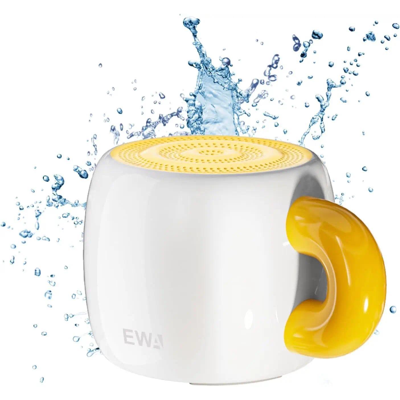 EWA A163 Creative Cup shaped Mini Bluetooth Speaker, IP67 Waterproof Portable Metal Wireless Speaker, Suitable for Gifts