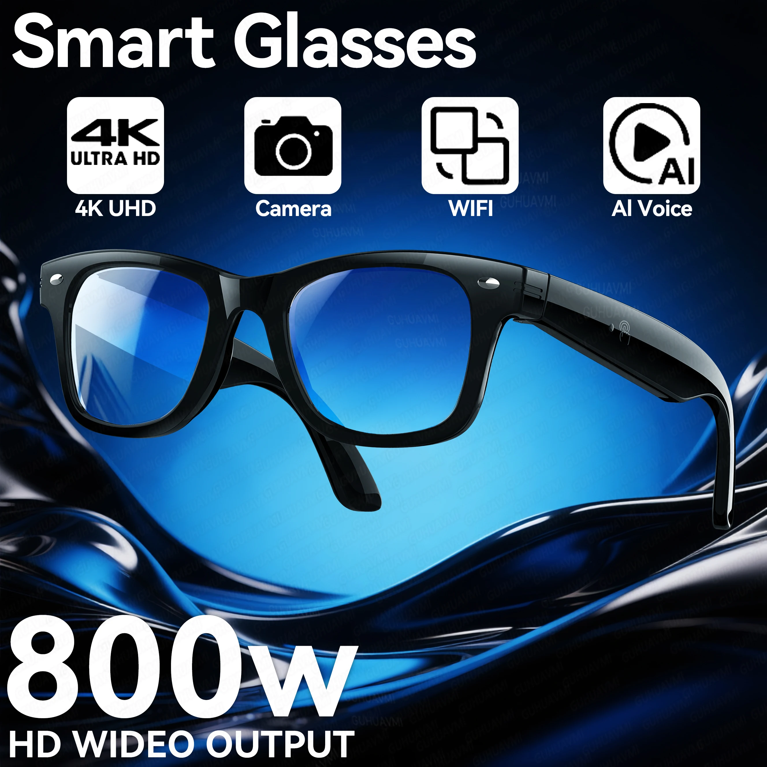 2025 New 800W Camera Glasses Bluetooth Smart Glasses with Camera Voice Call Music Smart Sunglasses Video Sound Record AI Glasses vs Competitors: Which One Should You Choose?