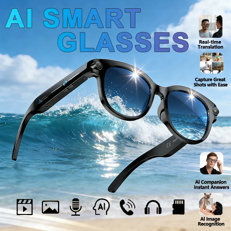 Expert Review: Is New Al Smart Glasses 200W HD Camera Video Recording AI Translation AI Voice Assistant Sunglasses Bluetooth Call Music Playback Worth the Investment?