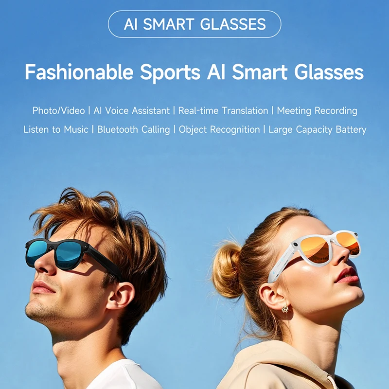 Expert Review: Is New Smart Glasses Men 8MP Camera WiFi Bluetooth Touch Control IP65 Waterproof AI Translation Noise Cancelling AI Glasses Women Worth the Investment?