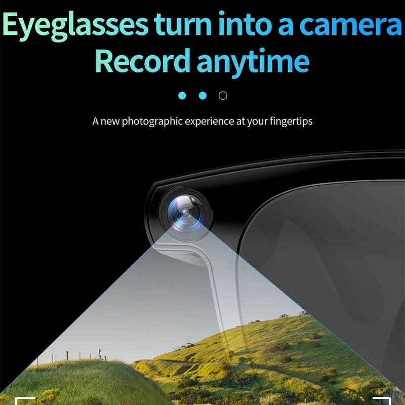 Women AI Smart Glasses 800W HD Camera Anti Blue Light The Map Translation Video Call Take Photos UV Protection Sunglasses Men Wearable - Image 3