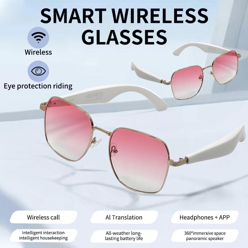 GY200 Smart Glasses 100+ Online Language AI Automatic Dialogue Translation Bluetooth Glasses With Speaker Sports UV Protection - Image 5