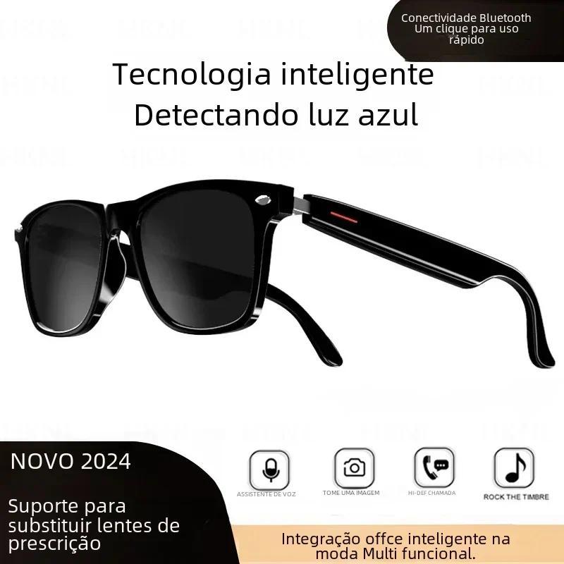 2024 Camera Smart Music Sunglasses Earphones Wireless Bluetooth Headset HIFI Sound Headphone Driving Glasses Hands-free Call Rechargeable Usb Water Proof Wearable - Image 2