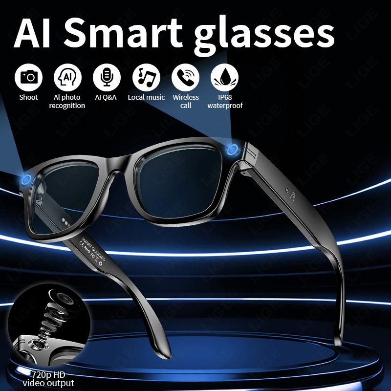 W600 Smart Glasses Bluetooth Camera 5MP Videos/Audio Recording Photo-taking AI Translation IP65 Waterproof Glasses App Control - Image 2
