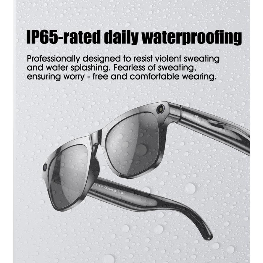  4K HD Smart Glasses AI GPT Camera Change Color Bluetooth Call 260Mah Battery Voice Assistant Translate Identify Objects 2025 - Image 3