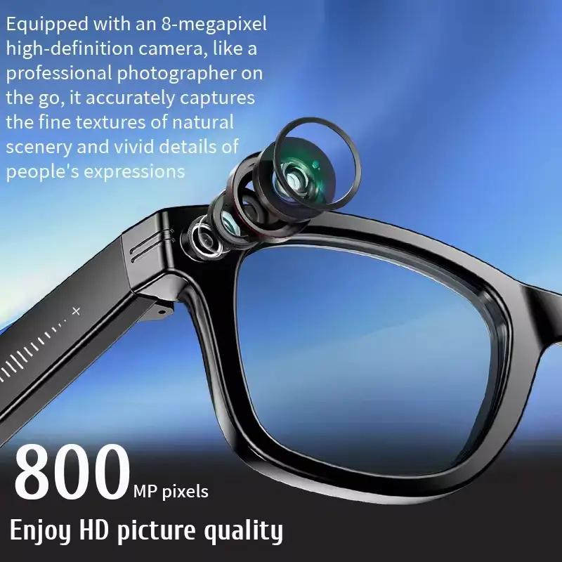 Why 2025 New 800W Camera Glasses Bluetooth Smart Glasses with Camera Voice Call Music Smart Sunglasses Video Sound Record AI Glasses is Changing the Game in 2024