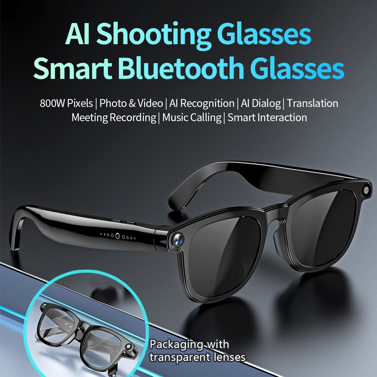 5 Surprising Benefits of Using Smart AI Glasses, 2-in-1, 4K Resolution, 800W Pixel AI Recording Camera, HD Photo/Video, Voice, Calling Capability, Waterproof, AI Translation, Smart Sunglasses