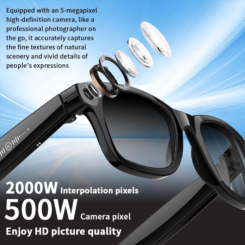 How AI Smart Glasses 5 Million Pixels Recording Videos Photo Recognition Answer Translation 290mAh IP66 Waterproof Bluetooth Glasses Can Transform Your Daily Routine