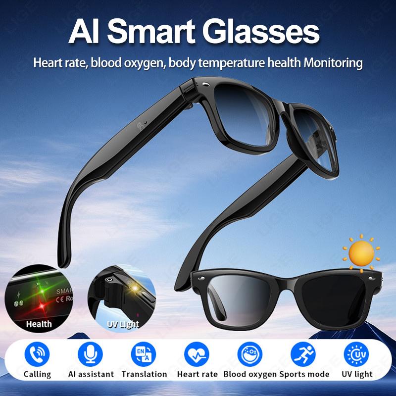 Real User Stories: How New AI Smart Glasses Heart Rate Blood Oxygen Temperature Monitoring Glasses Translation Sunglasses Bluetooth Call Music Eyeglass Changed Their Lives