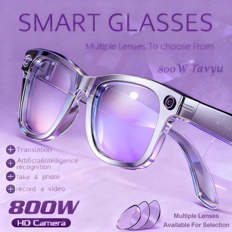 Smart Glasses, 800W Camera, For Women, Video Recording, AI Photo Recognition, Eyewear, Earphones, Call Translation, Voice Sunglasses, For Men vs Competitors: Which One Should You Choose?