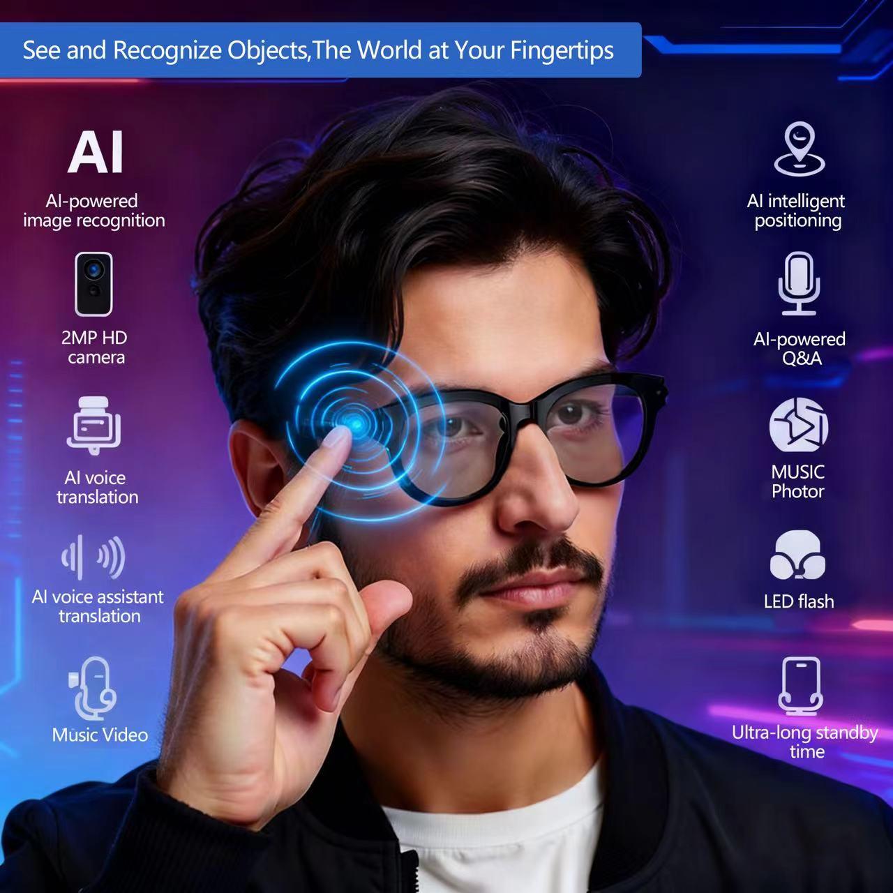 5 Surprising Benefits of Using Camera Glass BT V5.3 Sunglasses Glasses 200W Camera Call Outdoor Sports Headphones HIFI Black Technology Anti-touch Unisex