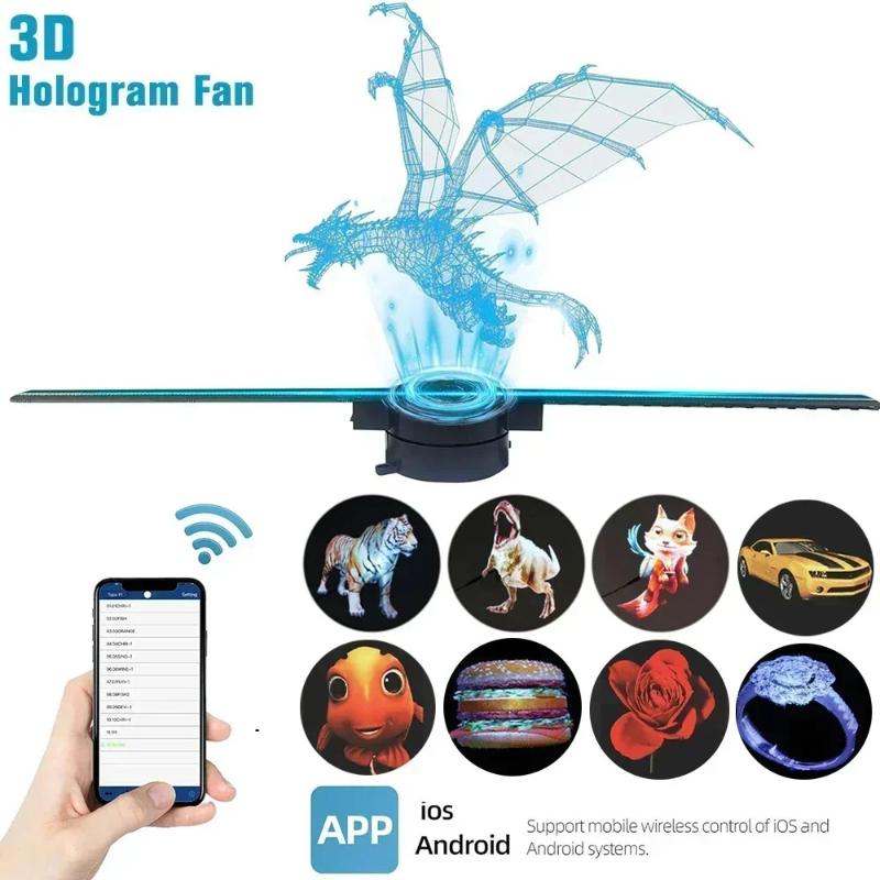 The Ultimate Guide to Hologram Fan, 3D, 42 cm, 3D Holographic Projector, Advertising Light, HD Holographic Projector, Suitable for Shops, Bars, Parties, Christmas: Everything You Need to Know
