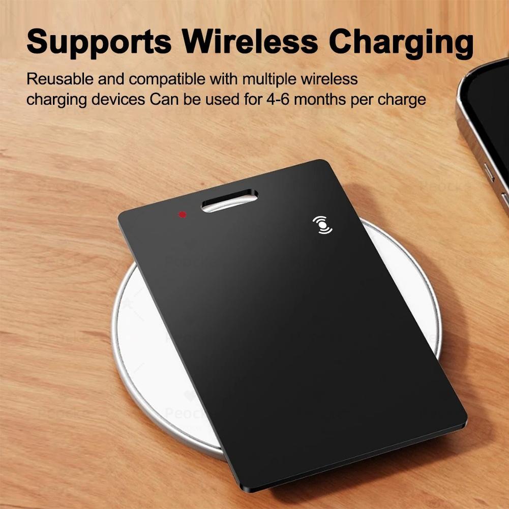 Wallet Finder, Bluetooth Tracker Item Smart GPS Locator Card for Luggage Passport for Android Phone Samsung Work with Google Hub