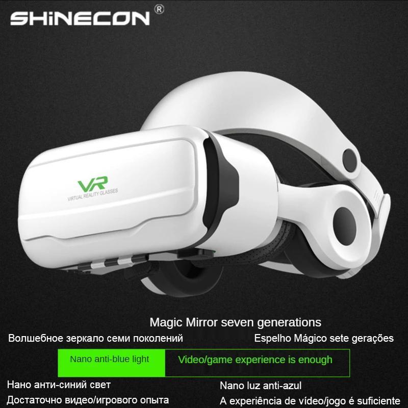 Unboxing and Review: The VR Glasses Virtual Reality 3D Headset Helmet For Android iPhone Smartphone Mobile Phone Game Wirth Real Goggles Devices Lenses Experience