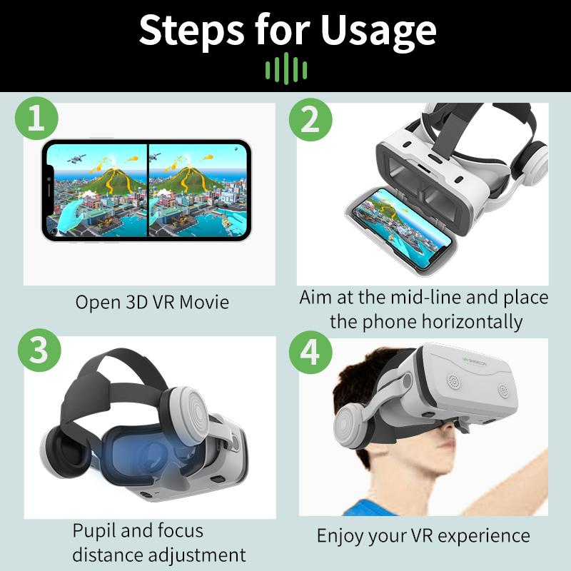 Unboxing and Review: The Virtual Reality VR Glasses 3D Headset Devices Viar Helmet Goggles Lenses Smart For Smartphones Phone Mobile Realidade Headphone Experience