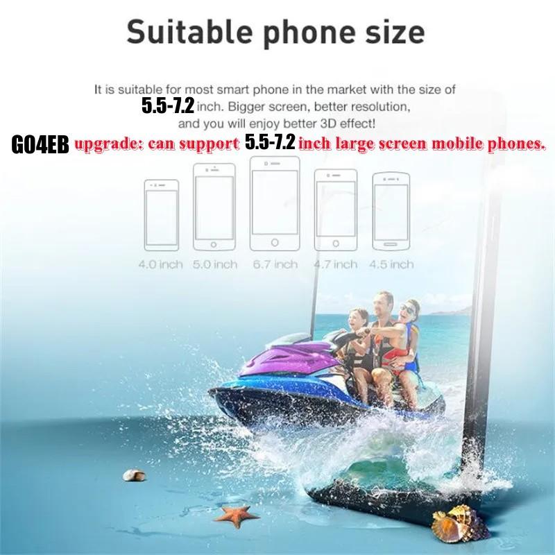 Discover the Revolutionary Features of VR Glasses 3D Virtual Reality Glasses Stereo Headset Version for 5.5-7 Inch Mobile Phones, Support Joystick